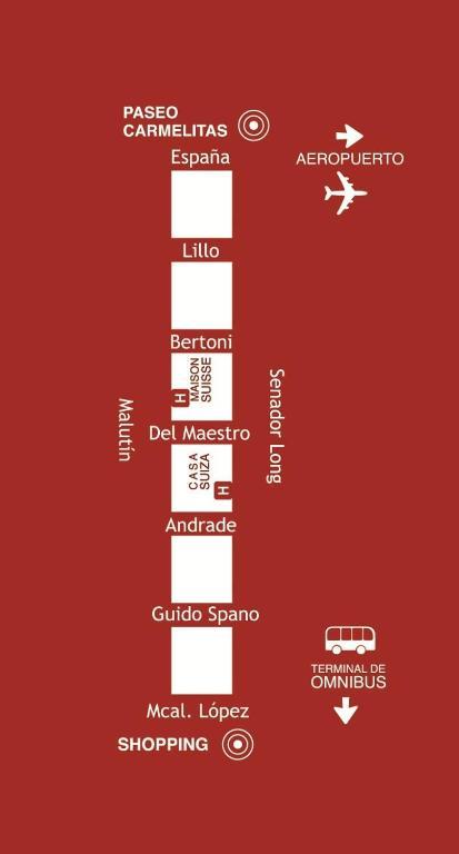Hostal Casa Suiza Асунсьон Экстерьер фото